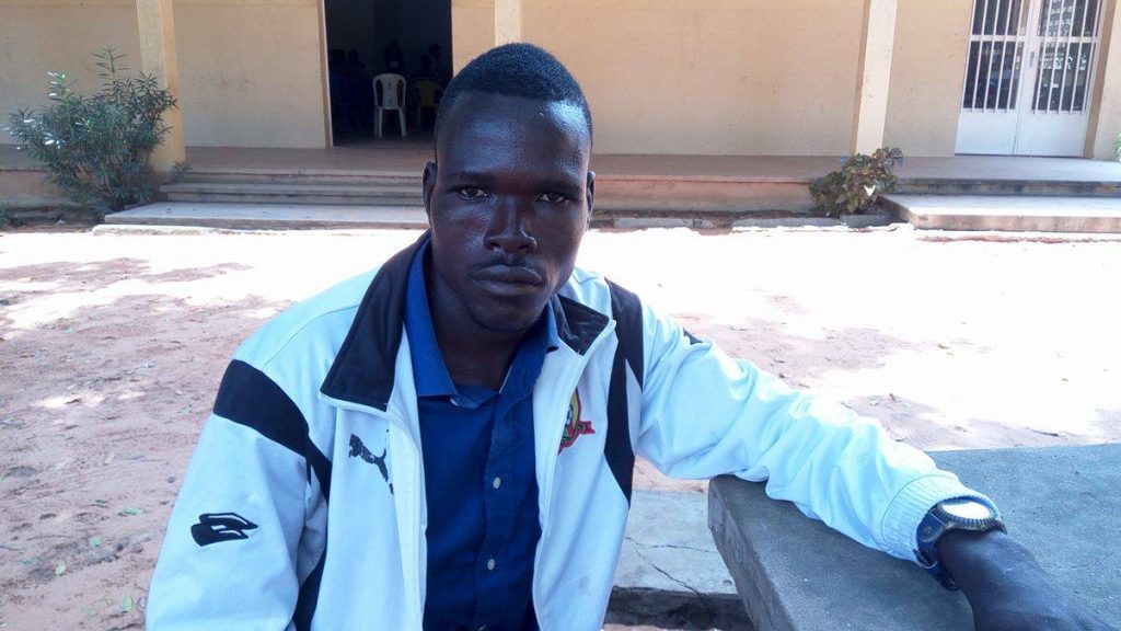 Badina Emmanuel, d&eacute;plac&eacute; interne vivant &agrave; Banda. &copy; Ebah Essongue Shabba